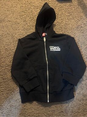Diesel Black Hoodie with White Tag Logo